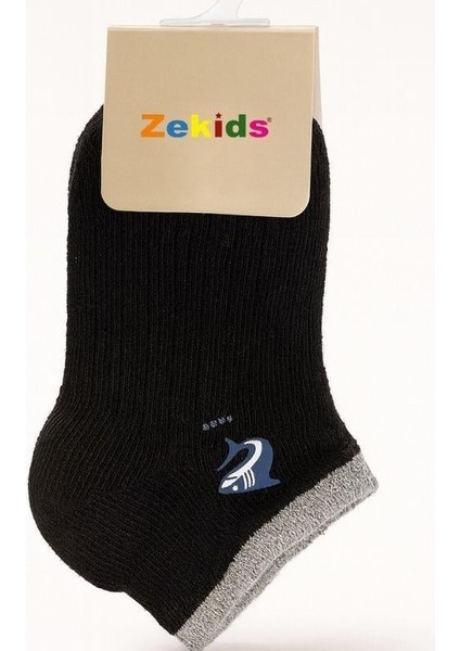 Erkek Çocuk Yunus Desenli Pamuklu Patik Çorap modelleri