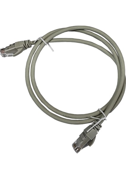 AC-602-020 2mt Utp Cat6 Patch Kablo Grı Cu, Lszh Awg 26/7