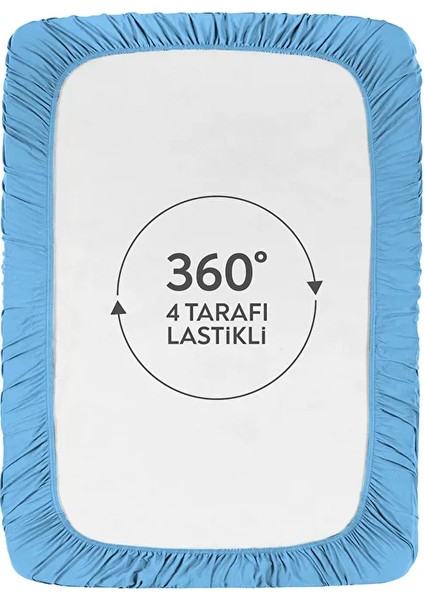 %100 Pamuklu Tek Veya Çift Kişilik Lastikli Çarşaf (Fitted Jersey/penye Çarşaf) modelleri
