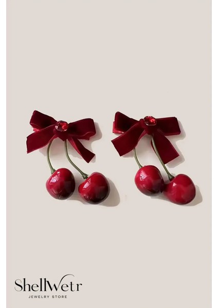 Cherry Bow Kirazlı Çocuk Tokası Kerdeşinize, Kızınıza Verilecek En Güzel Ediye