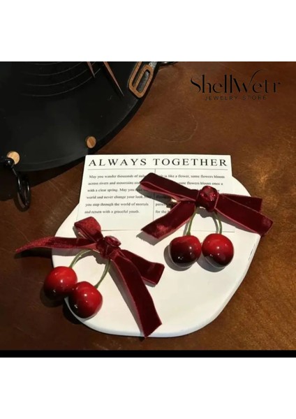 Cherry Bow Kirazlı Çocuk Tokası Kerdeşinize, Kızınıza Verilecek En Güzel Ediye fırsatları