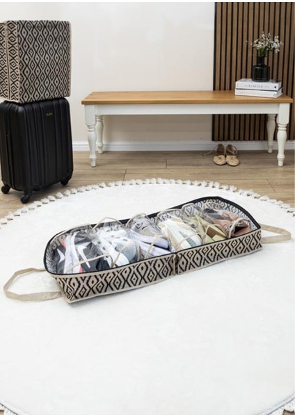 Wiforte Katlanabilir Seyahat Ayakkabı Hurcu – 6 Çift Kapasiteli Fermuarlı Taşınabilir Ayakkabı Düzenleyici Çanta, Pratik Saklama ve Taşıma Çözümü, 35X22X40 cm fiyatları