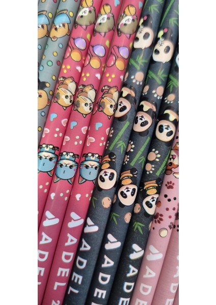 Mutlu Hayvanlar Modeli 2b Kurşun Kalem 12 Adet