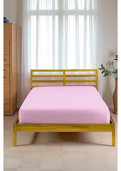 %100 Pamuklu Tek Veya Çift Kişilik Lastikli Çarşaf (Fitted Jersey/penye Çarşaf)