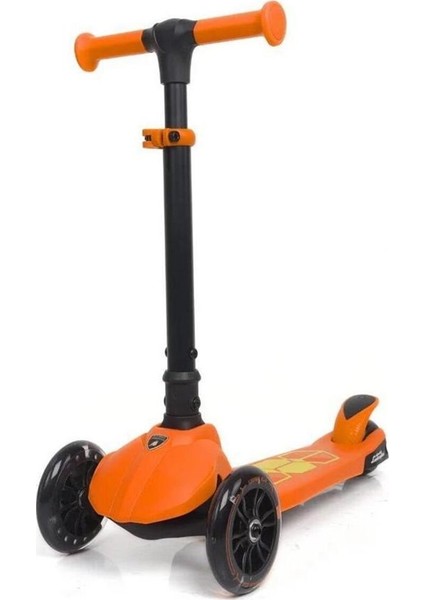 LB2005 Lamborghini Turuncu Renk Scooter Işıklı Tekerlek