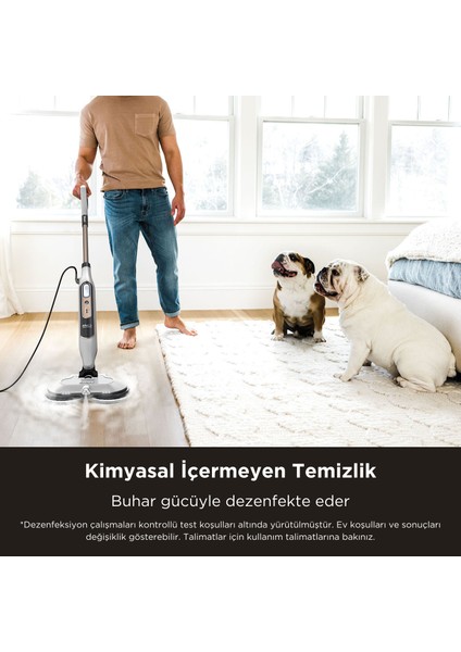 Steam & Scrub Buhar Atımı Özellikli Otomatik Buharlı Paspas modelleri