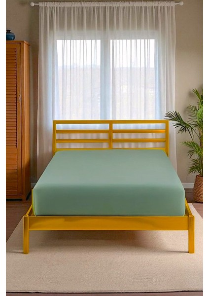 %100 Pamuklu Tek Veya Çift Kişilik Lastikli Çarşaf (Fitted Jersey/penye Çarşaf)