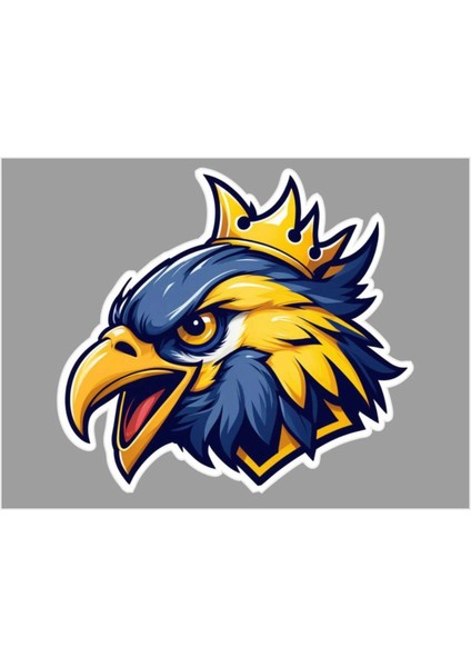 5 Adet 10X10 cm Kanarya Sticker Sticker Araba Motor Kask Defter Masa