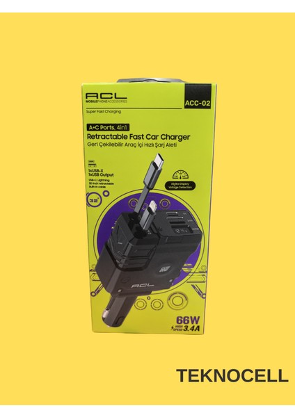 Retractable Fast Car Charger