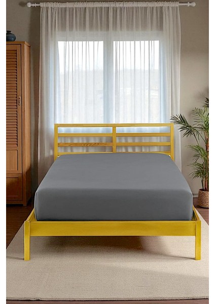 %100 Pamuklu Tek Veya Çift Kişilik Lastikli Çarşaf (Fitted Jersey/penye Çarşaf)