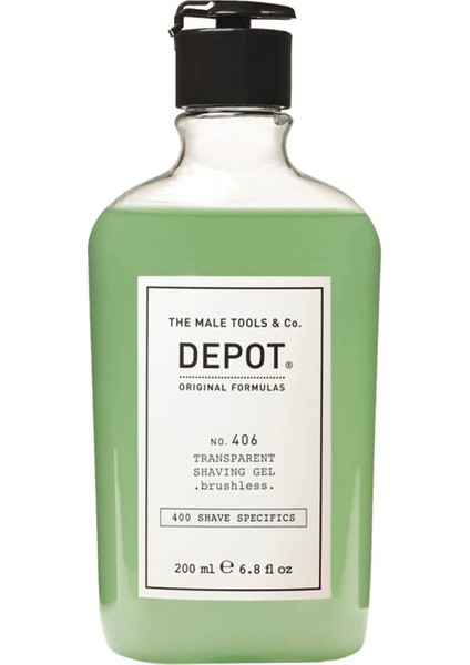 NO.406 Köpürmeyen Transparan Tıraş Jeli 100ML