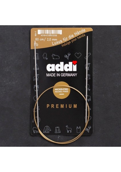Addi 2mm 60CM Klasik Misinalı Şiş- 105-7