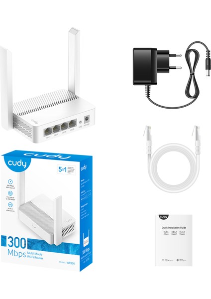 WR300 300MBPS 4port 10/100 Ethernet 2 Anten 2.4ghz Router