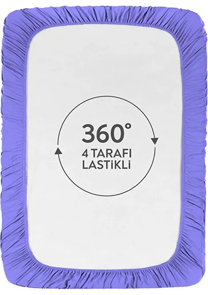 %100 Pamuklu Tek Veya Çift Kişilik Lastikli Çarşaf (Fitted Jersey/penye Çarşaf) modelleri