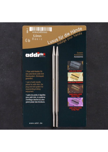 Click Basic 5mm Misinalı Şiş Ucu - 656-2