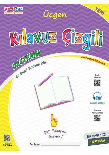 1. Sınıf – Üçgen Okuma Yazma Seti 2025