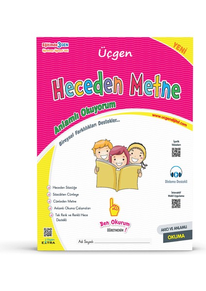 1. Sınıf – Üçgen Okuma Yazma Seti 2025