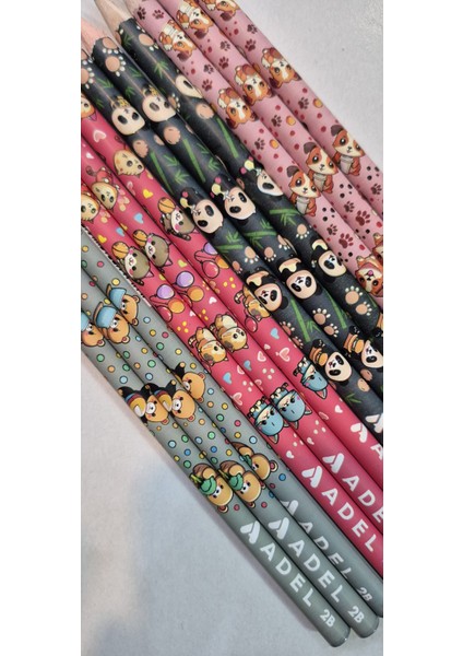 Tavşanlar Modeli Kurşun Kalem 2b 12 Adet modelleri