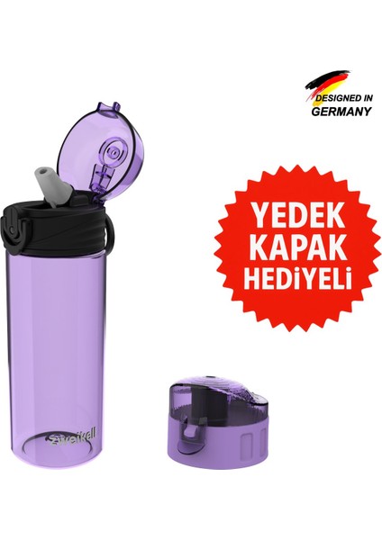 Targo Jr Switch Mor Bpa Içermez 500 ml Tritan Su Matarası