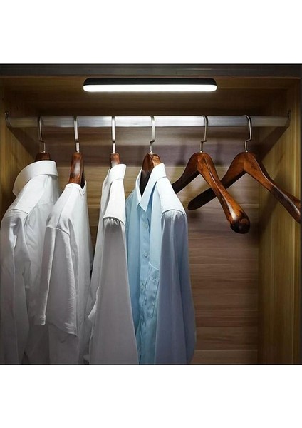 Ton Ayarlı Gün Işığı Dokunmatik Şarjlı Çalışma Masası Ev Elbise Dolabı LED Işık Lamba Siyah Kasa indirimleri