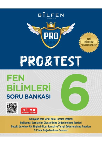 6.sınıf Pro&test Fen Bilimleri Soru Bankası Yeni