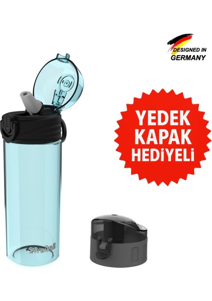 Targo Jr Switch Turkuaz Bpa Içermez 500 ml Tritan Su Matarası