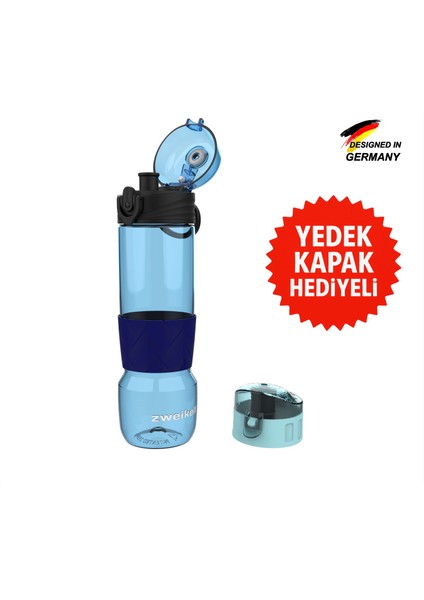 Lento Switch Açık Mavi Bpa Içermez 650 ml Tritan Su Matarası