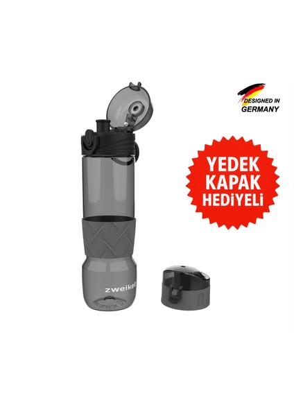 Lento Switch Antrasit Bpa Içermez 650 ml Tritan Su Matarası