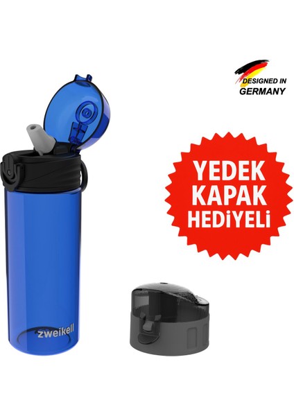 Targo Jr Switch Koyu Mavi Bpa Içermez 500 ml Tritan Su Matarası
