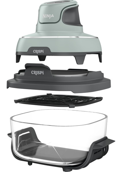 Crıspi 4-In-1 Taşınabilir Cam Hazneli Pişirme Sistemi - Sage Green modelleri