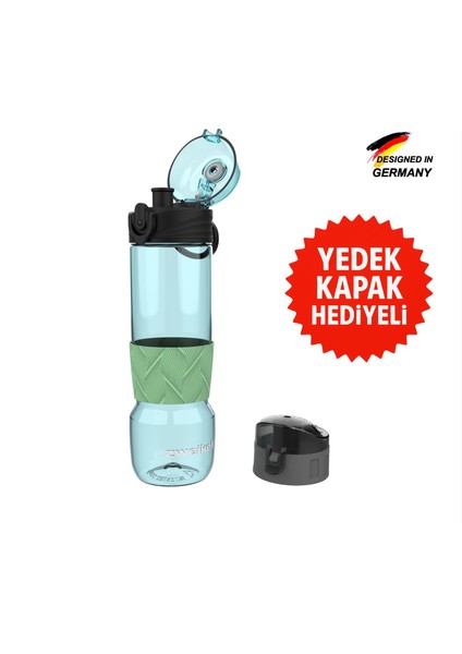 Lento Switch Turkuaz Bpa Içermez 650 ml Tritan Su Matarası