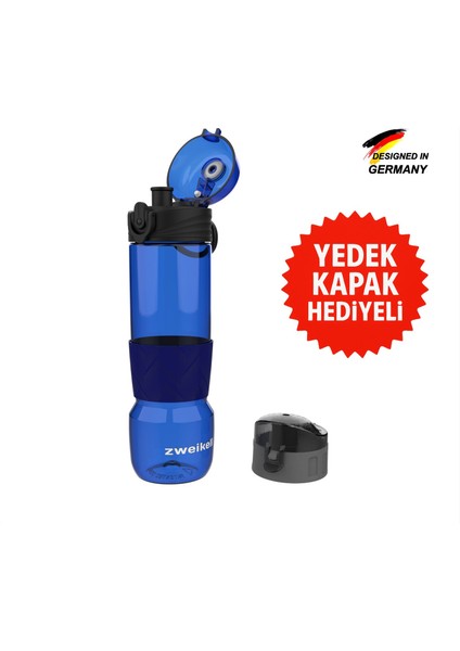 Lento Switch Koyu Mavi Bpa Içermez 650 ml Tritan Su Matarası