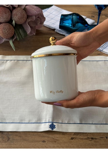 Whıte Pearl Emaye Kavanoz 12 cm fiyatları