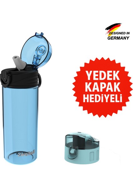 Targo Jr Switch Açık Mavi Bpa Içermez 500 ml Tritan Su Matarası