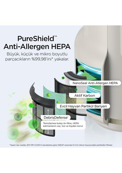 Neverchange5 Compact Pro Hava Temizleyici - Lavender