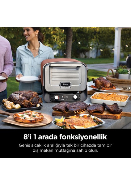 Woodfire Elektrikli Outdoor Fırın, Artisan Pizza Maker ve Bbq Smoker modelleri
