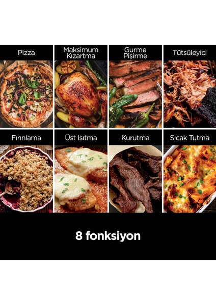 Woodfire Elektrikli Outdoor Fırın, Artisan Pizza Maker ve Bbq Smoker fırsatları