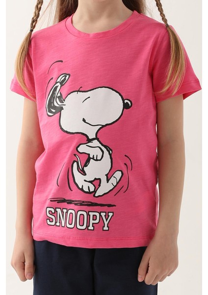 Looney Tunes 640 Snoopy Fuşya Renk Kız Çocuk Kapri Takımı fiyatları