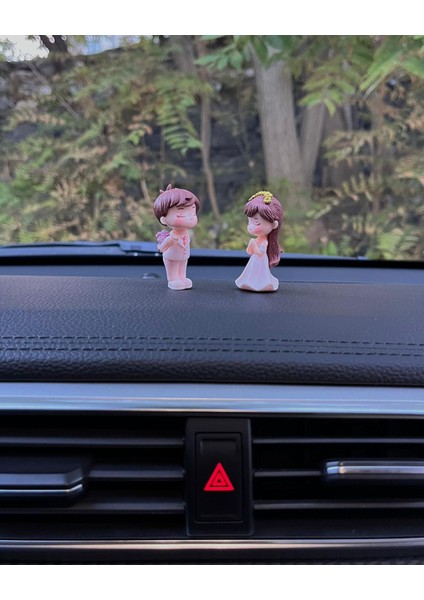 Araba Içi Torpido Üstü Gelin Damat Biblo Aksesuar Torpido Süsü Gelin Arabası Sevgiliye Hediye fiyatları