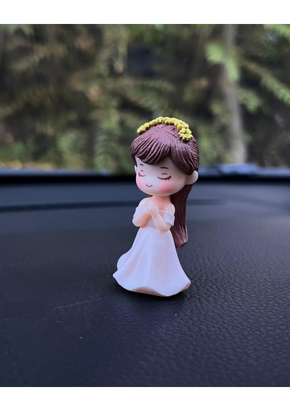 Araba Içi Torpido Üstü Gelin Damat Biblo Aksesuar Torpido Süsü Gelin Arabası Sevgiliye Hediye fırsatları