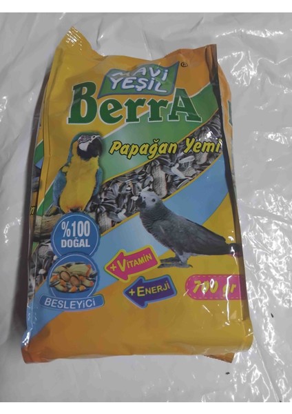 2 Paket 700 gr Mavi Yeşil Berra Papagan Yemi fiyatları