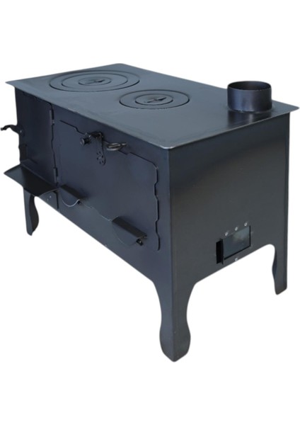 Şehzade Camsız Altaş Kuzine Soba 4 mm Çok Amaçlı Bahçe Tipi Kuzine Soba Özel El Yapımı Soba modelleri