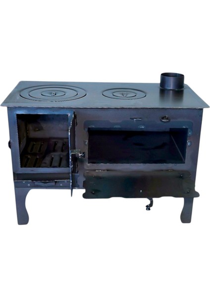 Şehzade Camsız Altaş Kuzine Soba 4 mm Çok Amaçlı Bahçe Tipi Kuzine Soba Özel El Yapımı Soba fırsatları
