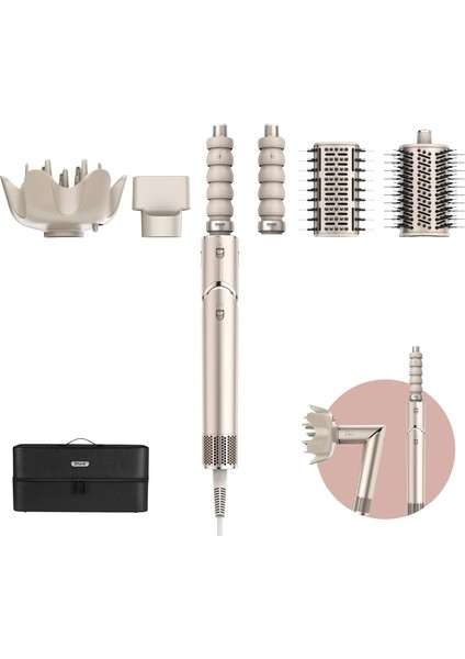 Flexstyle 5-In-1 Saç Kurutma & Şekillendirme Sistemi - Stone