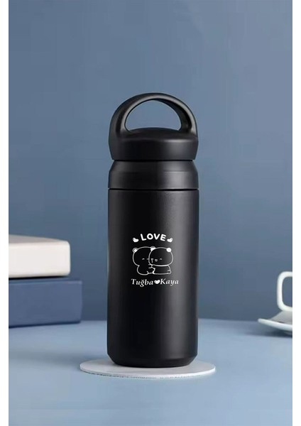 Kişiye Özel 500 ml Paslanmaz Çelik Ayıcık Baskılı Filtreli Termos – Sıcak Soğuk Tutma Özellikli