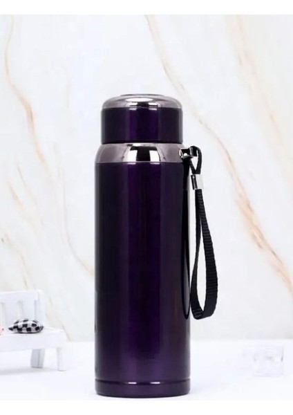 1 Litre Paslanmaz Çelik Kuş Baskılı Termos 12 Saat Sıcak Soğuk Tutma Dayanıklı Yapı fiyatları