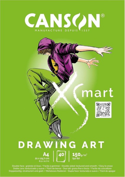 Xsmart Drawing Art A4 40 Yaprak 150 gr Çizim Defteri (C32250P002) (Fla1) fiyatları