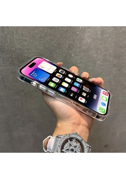 Iphone 13 Pro Max Uyumlu Sararmaz Sert Şeffaf Magsafe Özellikli Kılıf fırsatları