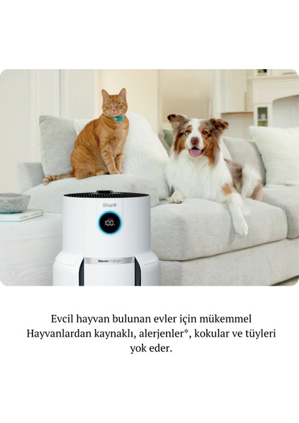 Çift Teknoloji ,130 Metre Kareyi Tekseferde Temizleyen Hava Temizleyicisi Max Beyaz fırsatları