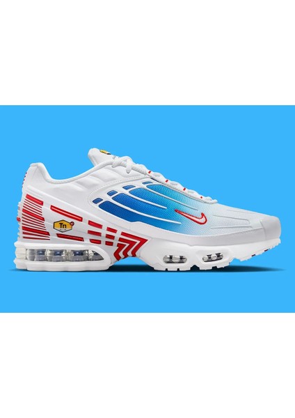 Air Max Plus 3 Vivid Blue Gradient Unisex Beyaz Spor Ayakkabı -(FN3411-100) fiyatları